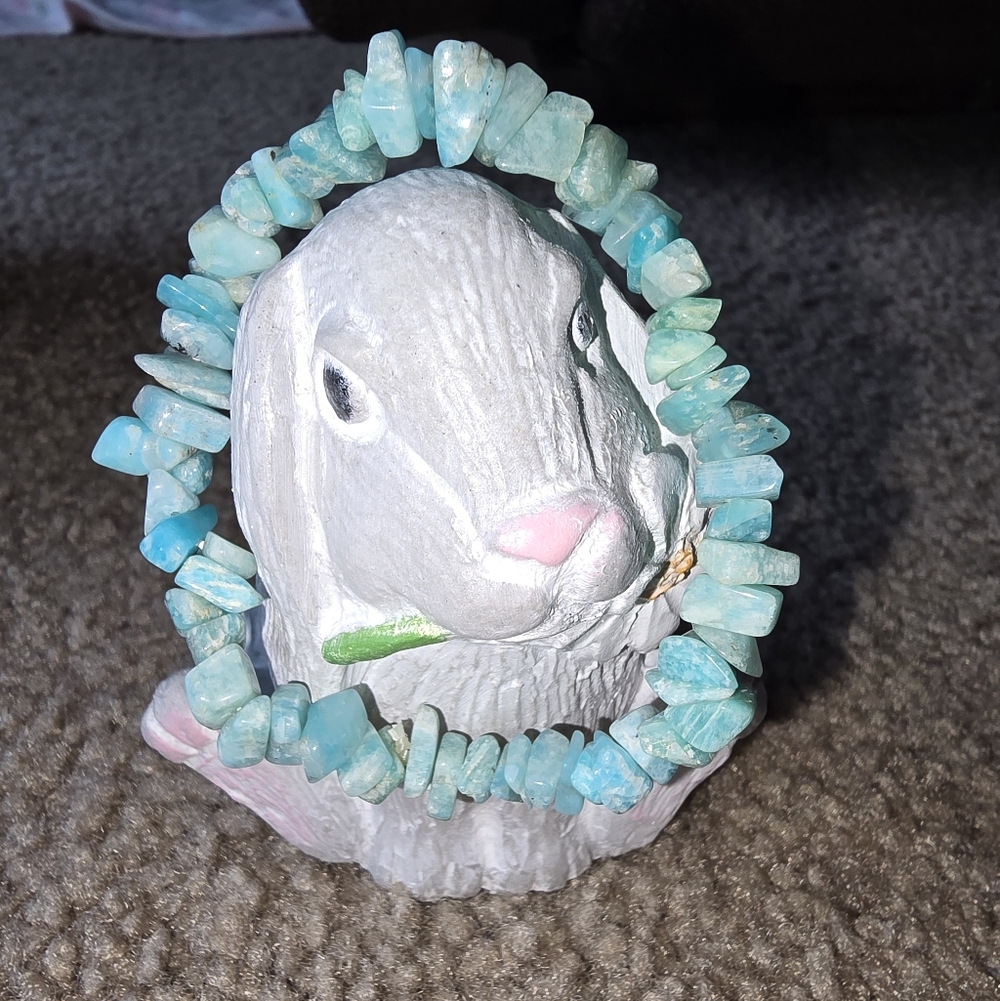 Amazonite Chip Bracelet